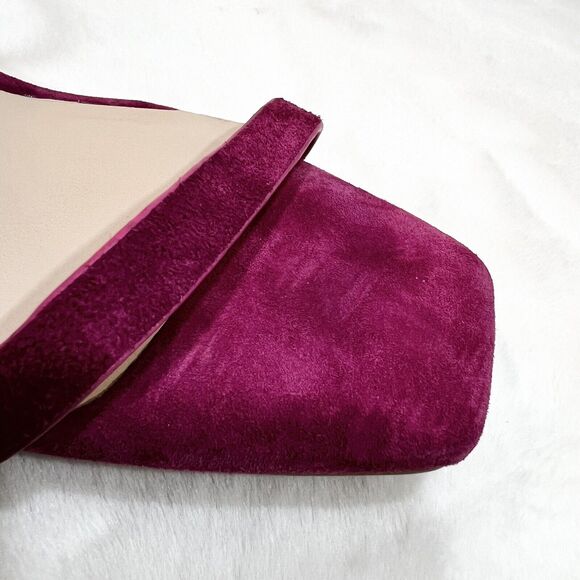 Charles David Heels Extra Dress Strappy Stiletto Magenta Pink Suede Sz 10M - Picture 15 of 15